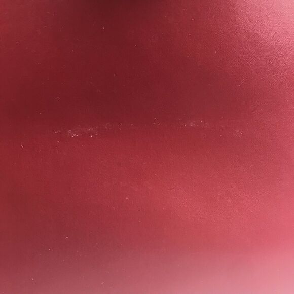 Wilsons Leather Red Structured Tote Attache Bag Handbag Fits Laptop 12" x 15.75” - Picture 4 of 16